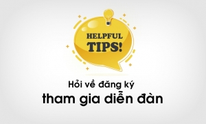 Hướng dẫn đăng ký tham gia diễn đàn